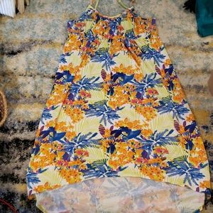 Cacique floral high low dress